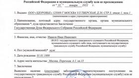 Как получить справку госслужащего в Salamander